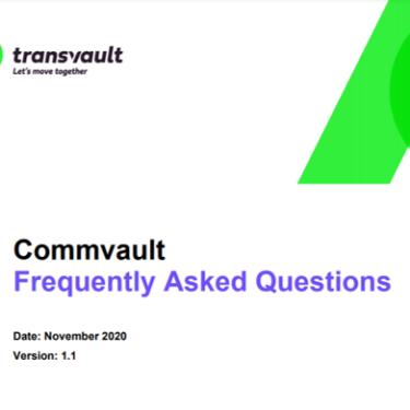 Comvault email archive migration FAQ