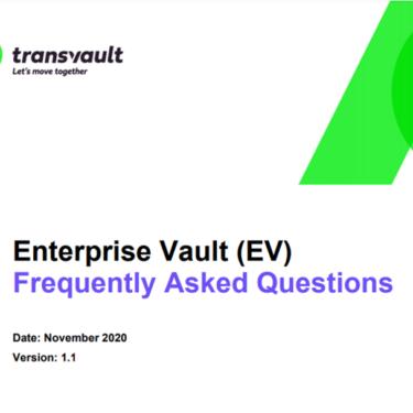 Enterprise Vault email archive migration FAQ