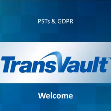 PSTs and GDPR Webinar