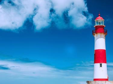 lighthouse representing guidance in data migration