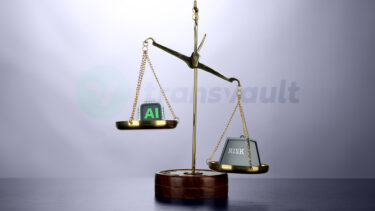 scales weighing up ai and risk